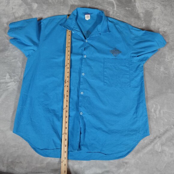 Vintage Ocean Pacific Surf Camp Shirt Mens Large Relaxed Fit 1987 80s - Picture 11 of 12